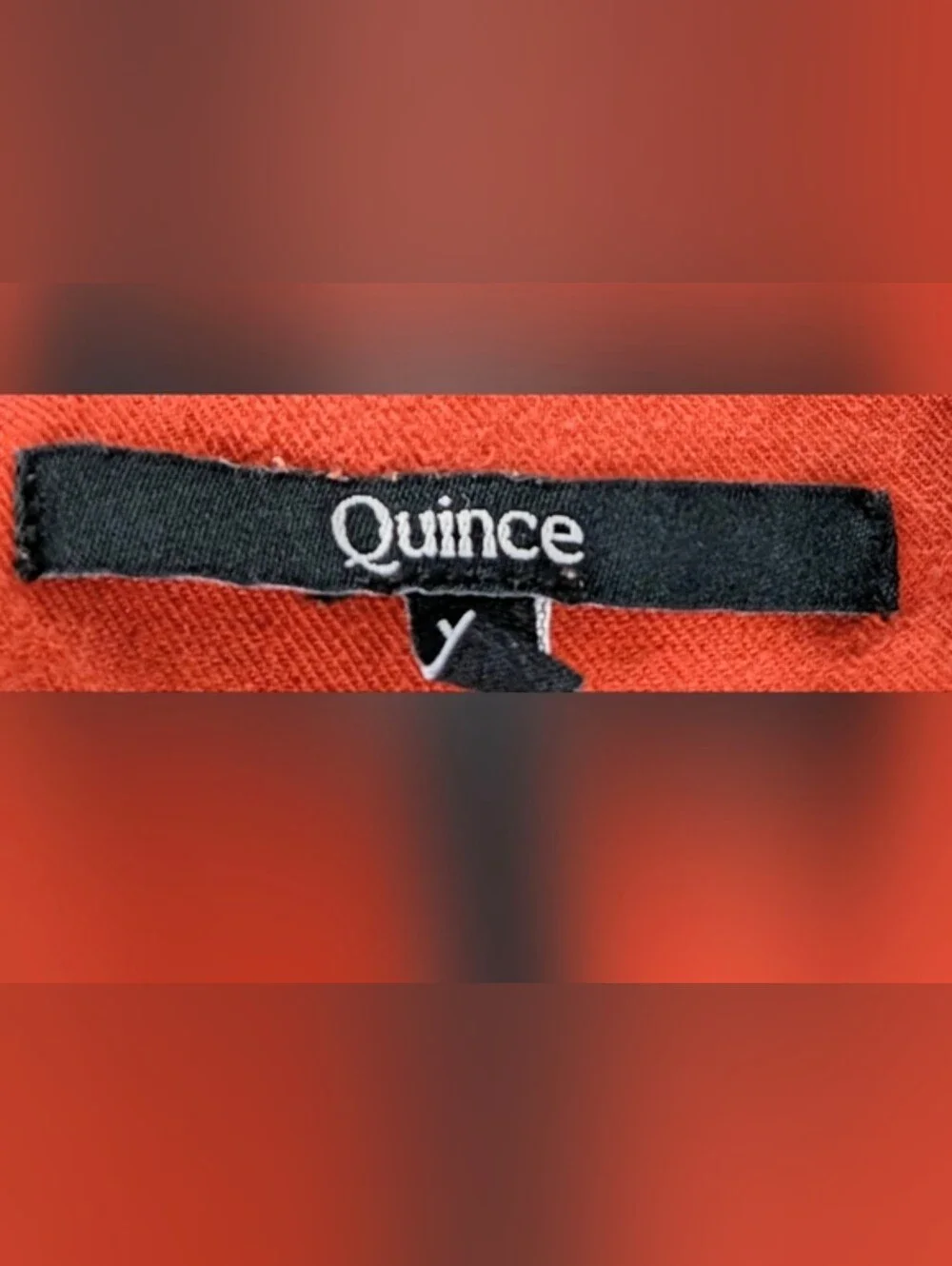 Quince • Linen Blend Twill Coverall Jumpsuit in Rust EUC